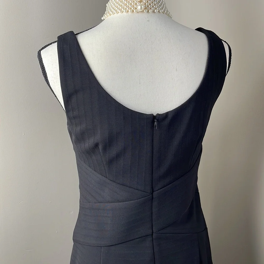 Ann Taylor Bandage Wrap Ribbed Tank Style  Little Black Dress  Size 8